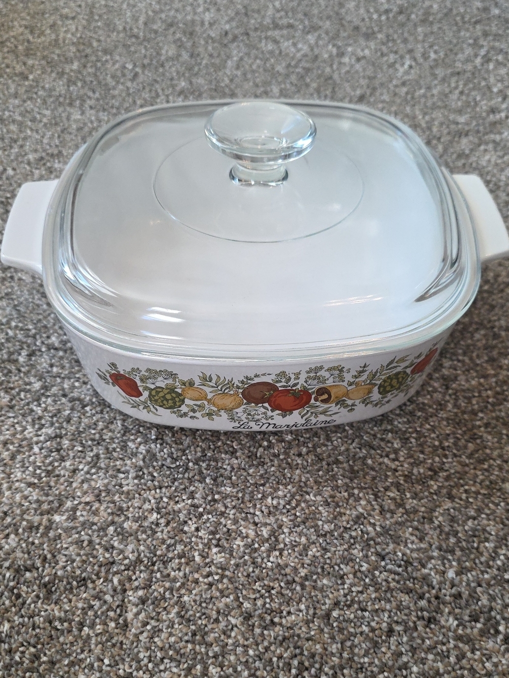 Corning Ware Casserole Dish A-2-B 'La Marjolaine' 2quart w/Lid